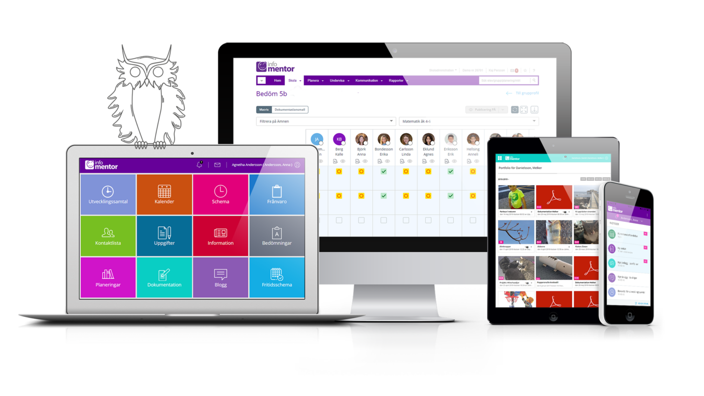 InfoMentor on multiple devices