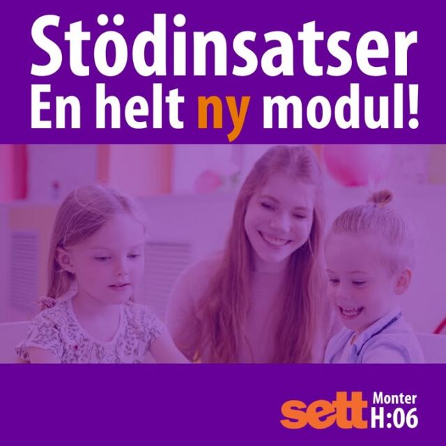 Ny modul i InfoMentor: 
Stödinsatser, från start till uppföljning!

Vi har lanserat en ny modul som ger ett tydligt och strukturerat stöd genom hela arbetet med stödinsatser. Från kartläggning och beslut till genomförande och uppföljning, allt samlat på ett ställe.

Modulen är utvecklad utifrån Skolverkets allmänna råd och hjälper er att:
• identifiera behov
• planera rätt insatser
• följa upp resultat på ett enkelt sätt

Ni kan dessutom skapa egna mallar för utredningar, handlingsplaner och åtgärdsprogram, helt anpassade efter er verksamhet.

Vill du veta mer?
Välkommen att besöka oss i monter H:06 på SETT-mässan den 14–15 april eller kontakta oss för en visning.
Läs mer under Nyheter på hemsidan:

Ny modul i InfoMentor: Stödinsatser, från start till uppföljning!  - InfoMentor SE

#InfoMentorSverige #Lärplattform #EdTech #Stödinsatser #Settdagarna2026