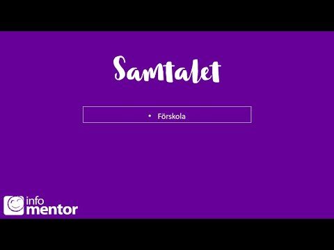 Samtalet i förskolan Personal